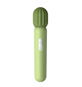 CHUCHEN - Cactus Vibrator AV Wand (Chargeable - Green)